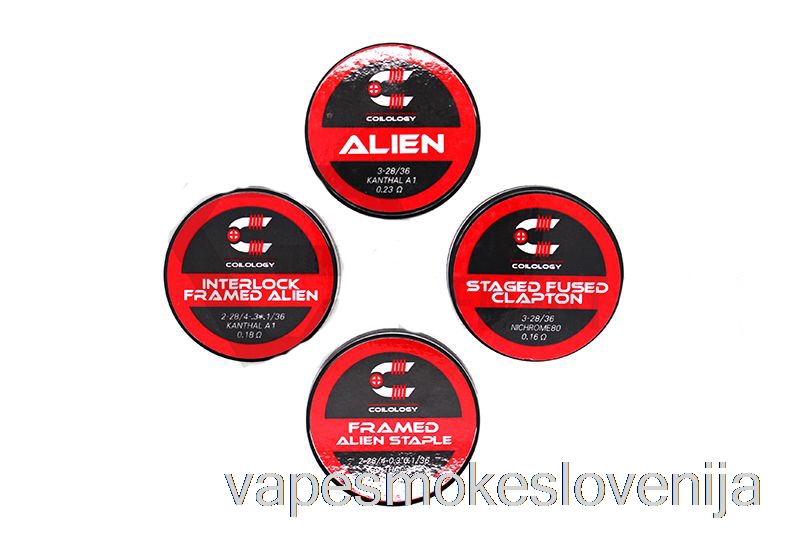 Vape Slovenija Coilology Performance Prebuilt Coils Alien Tmn80 - 0.13ohm Ni80 27ga
